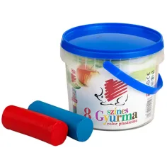 ICO: HORMIGA plastilina en cubo de plástico 8 piezas 700gr