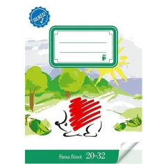ICO: HURÓN cuaderno liso encuadernado A/5 20-32