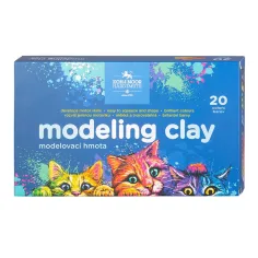 ICO: Koh-I-Noor Gatos plastilina de colores 20 unidades
