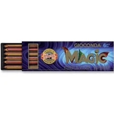 ICO: Koh-I-Noor Gioconda Magic Lápiz de grafito de 5,6 mm de grosor, set de 6 unidades