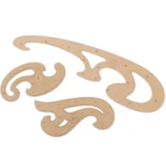 ICO: Koh-I-Noor Set de reglas curvas tamaño 3