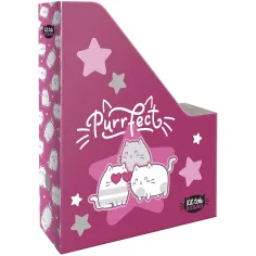 ICO: Lizzysuli Kittok estrellas gato carpeta de documentos A/4