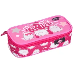ICO: LizzySuli Kittok Stars Purrfect estuche de lápices redondeado 21,5x10,5x5,5 cm
