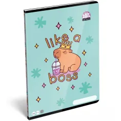 ICO: LizzySuli Lollipop Capybara con estampado de cuadros cuaderno A/4 27-32