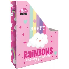 ICO: Lizzysuli Lollipop Rainbow carpeta de documentos con diseño de arcoíris A/4