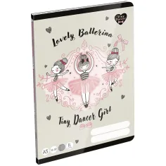 ICO: LizzySuli Lovely Ballerina Tiny Dancer cuaderno de líneas para 2º grado A/5 16-32