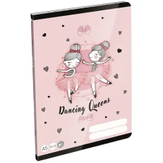 ICO: LizzySuli Lovely Ballerina Tiny Dancer cuaderno liso A/5 20-32