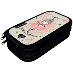 ICO: Lizzysuli Tiny Dancer Ballerina estuche de tres pisos 21x14x5 cm