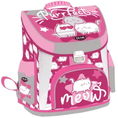 ICO: Mochila ergonómica Lizzysuli Kittok Stars con gatos, 39x35x24 cm