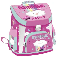 ICO: Mochila ergonómica Lizzysuli Prémium Lollipopp Rainbow, mochila 39x35x24 cm