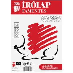 Ico: Papel de escritura sin madera en tamaño A/5 con 50 hojas