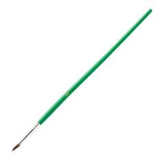 ICO: Pincel de pelo de poni con mango de madera pintado tamaño 2