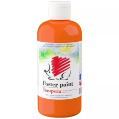ICO: Pintura tempera naranja 500ml