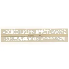 ICO: Plantilla de letras Koh-I-Noor de 20 mm