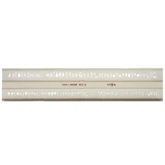 ICO: Plantilla de letras Koh-I-Noor de 5 mm