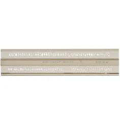 ICO: Plantilla de letras Koh-I-Noor ISO de 2,5 mm