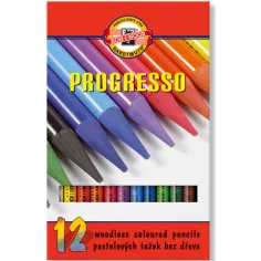 ICO: Progresso lápiz pastel 12ud Koh-I-Noor