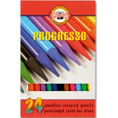 ICO: Progresso lápiz pastel 24ud Koh-I-Noor