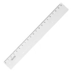 ICO: regla transparente de 20cm