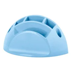 imagen de ICO: Soporte de escritorio azul claro para material de escritura 2