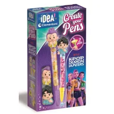 Idea Art Mini: K-Pop Cazadores de Demonios juego de creación de bolígrafos Rumi y Jinu - Clementoni