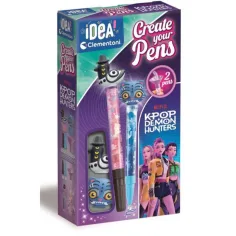 Idea Art Mini: K-Pop Cazadores de Demonios set de creación de bolígrafos Sussie y Derpy - Clementoni