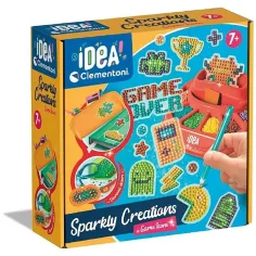 ¡Idea! Juego Iconos creador de imágenes de strass - Clementoni