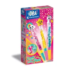 ¡Idea! Mini set de creación de bolígrafos de fantasía - Clementoni