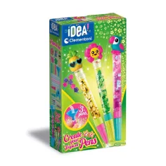 ¡Idea! Mini set de creación de bolígrafos tropicales - Clementoni
