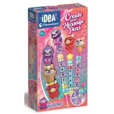 ¡Idea! Set de bolígrafos de mensajes de sentimientos - Clementoni