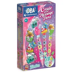 Idea! Set de creación de bolígrafos de comida - Clementoni