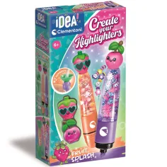 ¡Idea! Set de creación de marcadores de texto de frutas - Clementoni