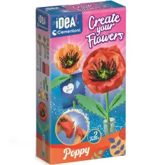 ¡Idea! Set mini de creación de flores Amapola - Clementoni