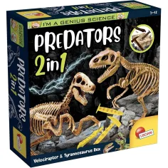 I'm Genius Predator 2 en 1 conjunto de arqueología - Lisciani