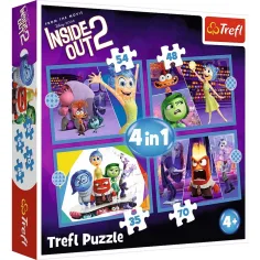 Inside Out 2: Emociones 4 en 1 puzzle - Trefl