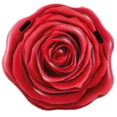 Intex: Colchoneta inflable de goma en forma de rosa roja 137x132cm