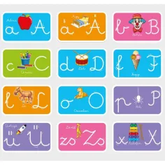 imagen de Introducción a las letras – Tarjetas de desarrollo para la preparación escolar de 5 a 7 años 2