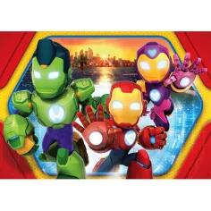 imagen de Iron Man y su super equipo rompecabezas maxi de 24 piezas - Clementoni 2