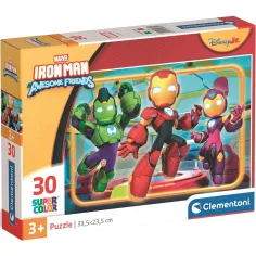 Iron Man y sus maravillosos amigos rompecabezas de 30 piezas - Clementoni