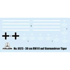 imagen de Italeri 1/35 38 cm RW 61 auf STURMMORSER TIGER tanque maqueta 2