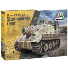 Italeri 1/35 38 cm RW 61 auf STURMMORSER TIGER tanque maqueta