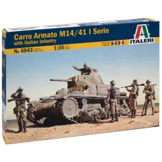 Italeri 1/35 Carro Armato M14/41 I Serie tanque modelo