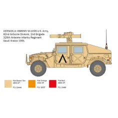 imagen de Italeri 1/35 HMMWV M1036 TOW Carrier vehículo militar maqueta 3