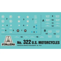 imagen de Italeri 1/35 Motocicletas U.S. 2db modelo de motocicleta militar 4