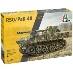 Italeri: 1/35 RSO/PaK 40 cazacarros maqueta