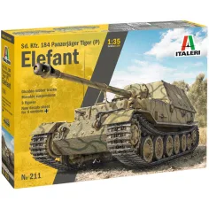 Italeri: 1/35 Sd.Kfz. 184 Elefant cazacarros maqueta
