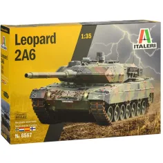 Italeri 1/35 tanque Leopard 2A6 maqueta