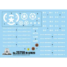 imagen de Italeri 1/56 M8/M20 tanque maqueta 2