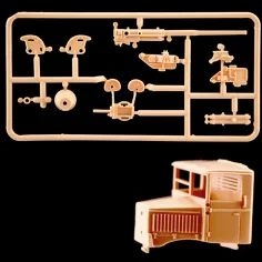 imagen de Italeri 1/72 Autocannone 3RO cañón antiaéreo con 8 figuras set de modelo 4
