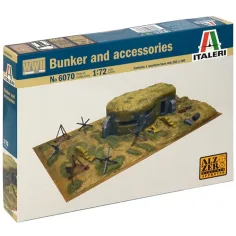 Italeri 1/72 Bunker y elementos de terreno diorama set